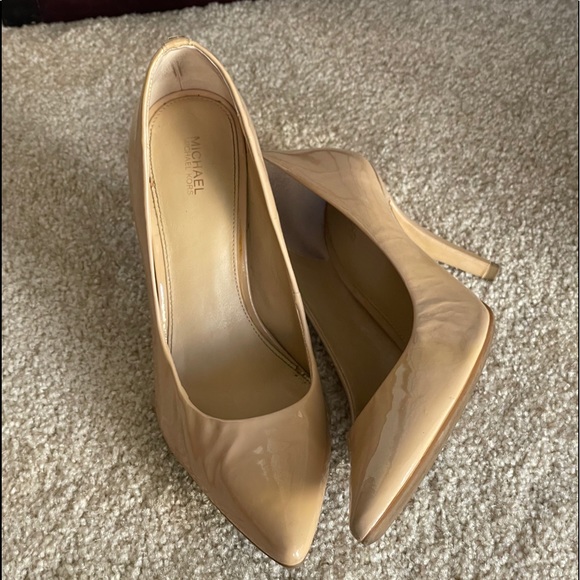 Blush Pink patent leather heels MK - Picture 6 of 7